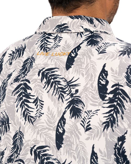 Black Clover Hidden Clover Polo In White