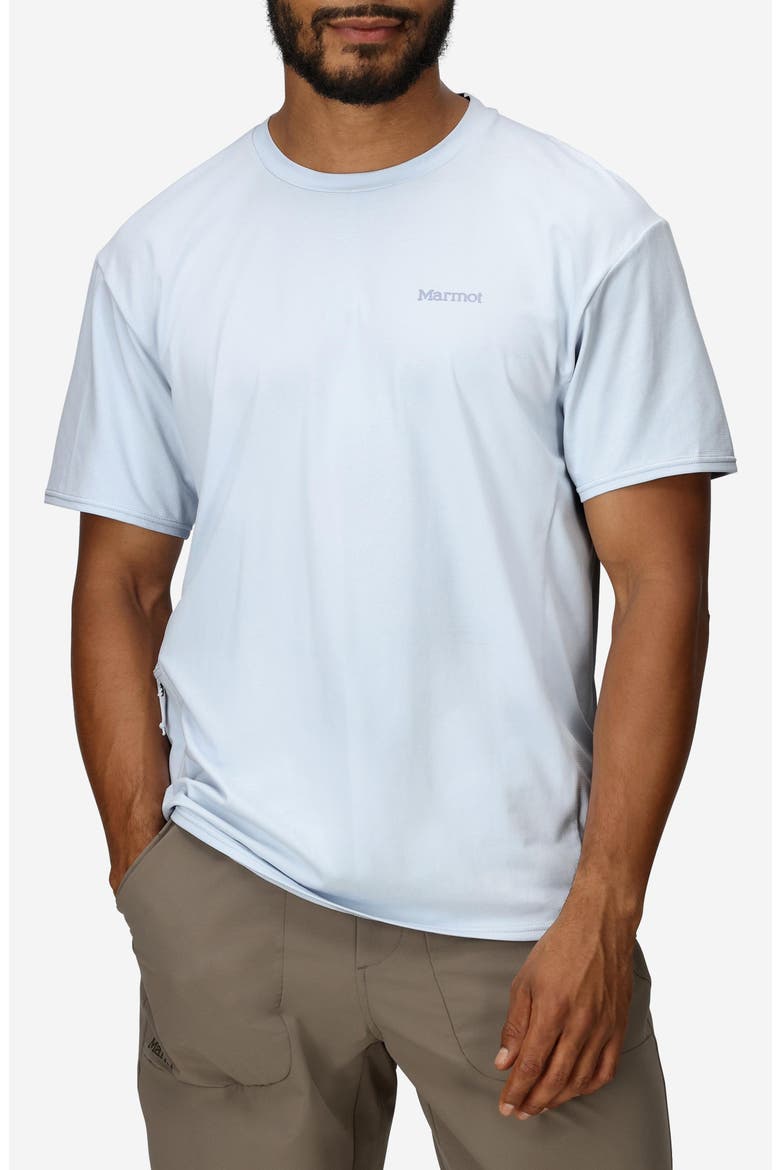 AirExchange SolarShield UPF Crewneck T-Shirt, Main, color, VAPOR