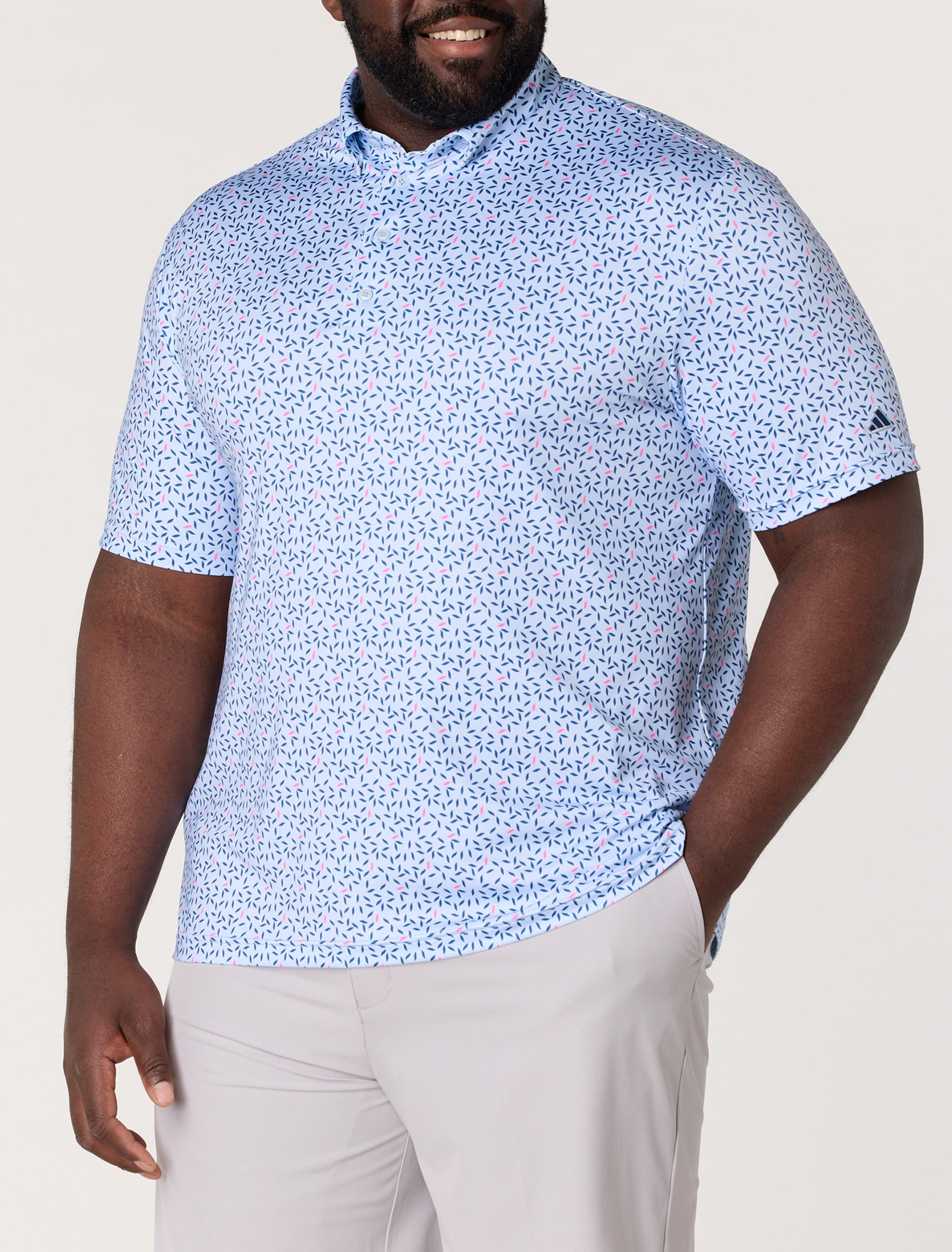 Big & Tall Ultimate 365 Printed Polo Shirt - image 3