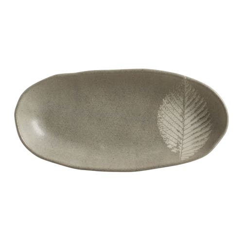 Porto Brasil Deep Oval Platter Set Of 4 In Gray