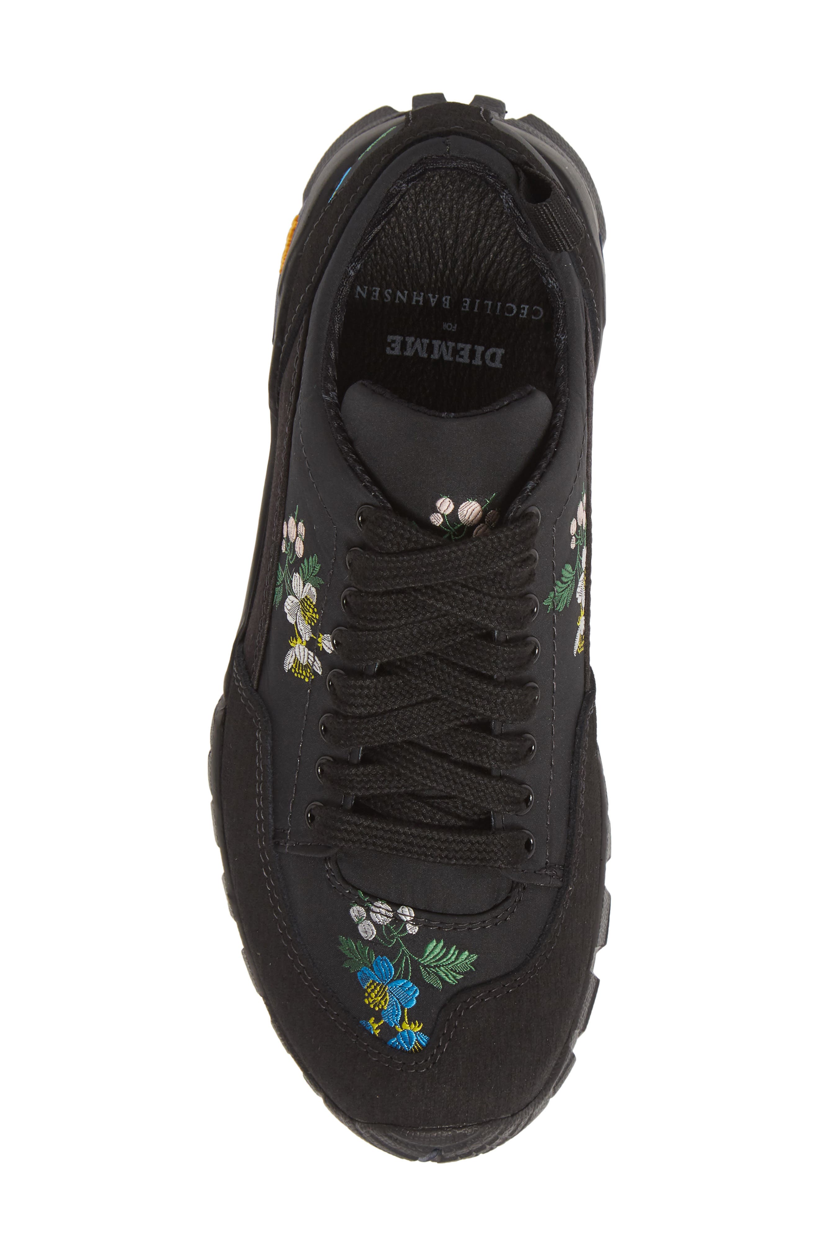 Cecilie Bahnsen Max Floral Embroidered Hiking Sneaker, Alternate, color, 