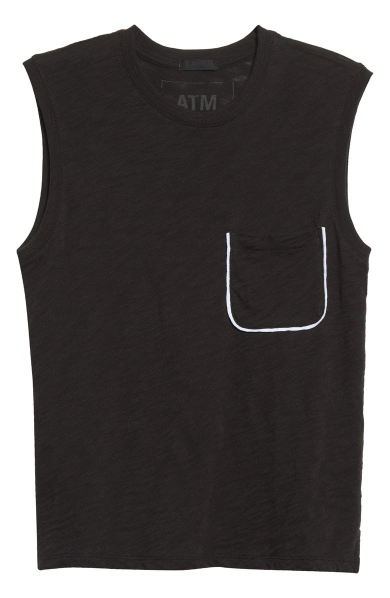 ATM Anthony Thomas Melillo Schoolboy Slub Cotton Jersey Tank, Alternate, color,