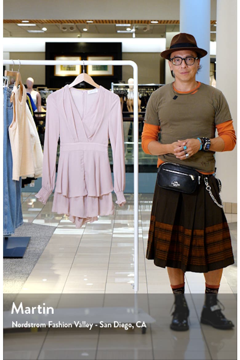 Adalia Ruffle Long Sleeve Minidress video
