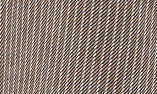 Liverpool Los Angeles Stripe Peplum Blazer In Brown