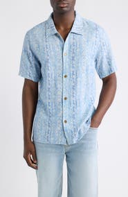Rhythm Bayu Linen Blend Camp Shirt