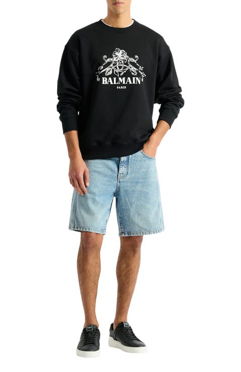Printed Balmain Vine sweatshirt