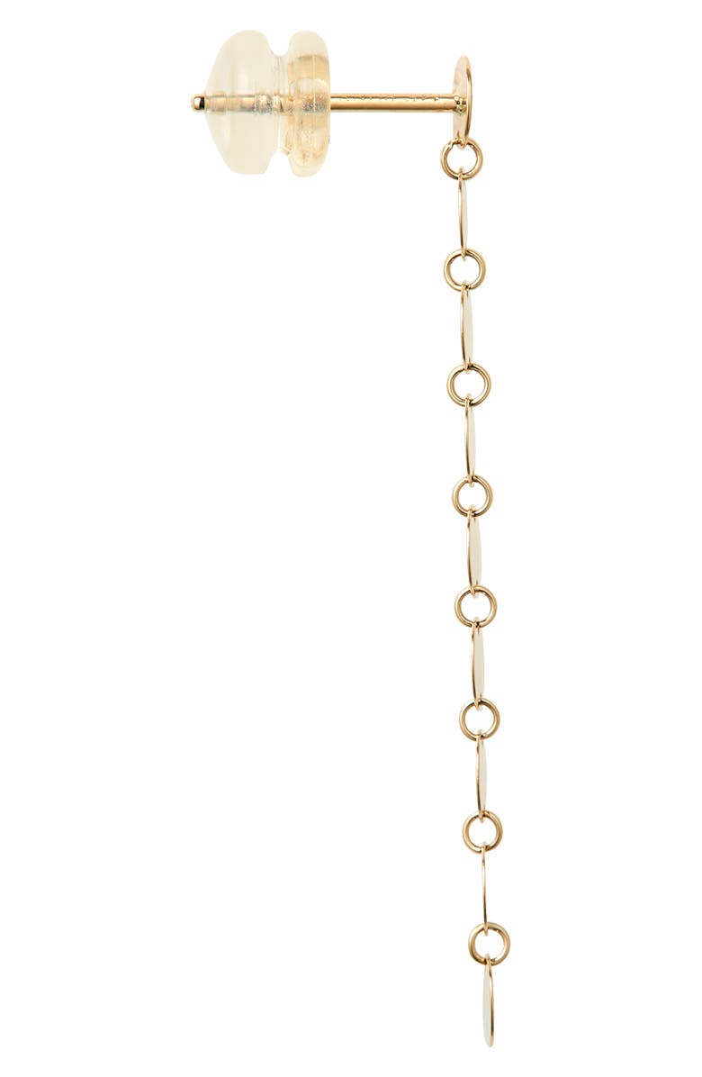 Bony Levy 14K Gold Disc Linear Drop Earrings, Alternate, color, 