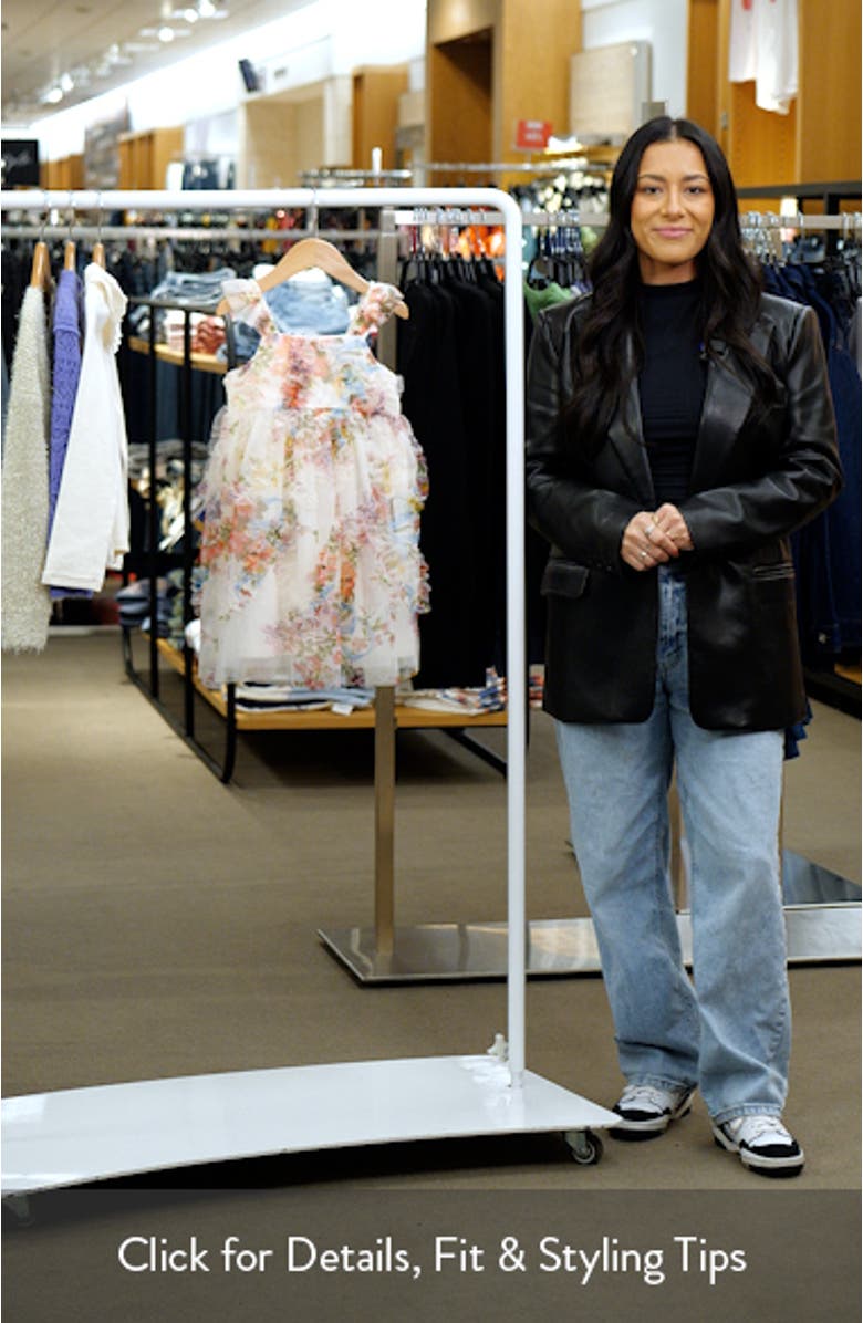 Kids' Ruffle Trapeze Party Dress, sales video thumbnail