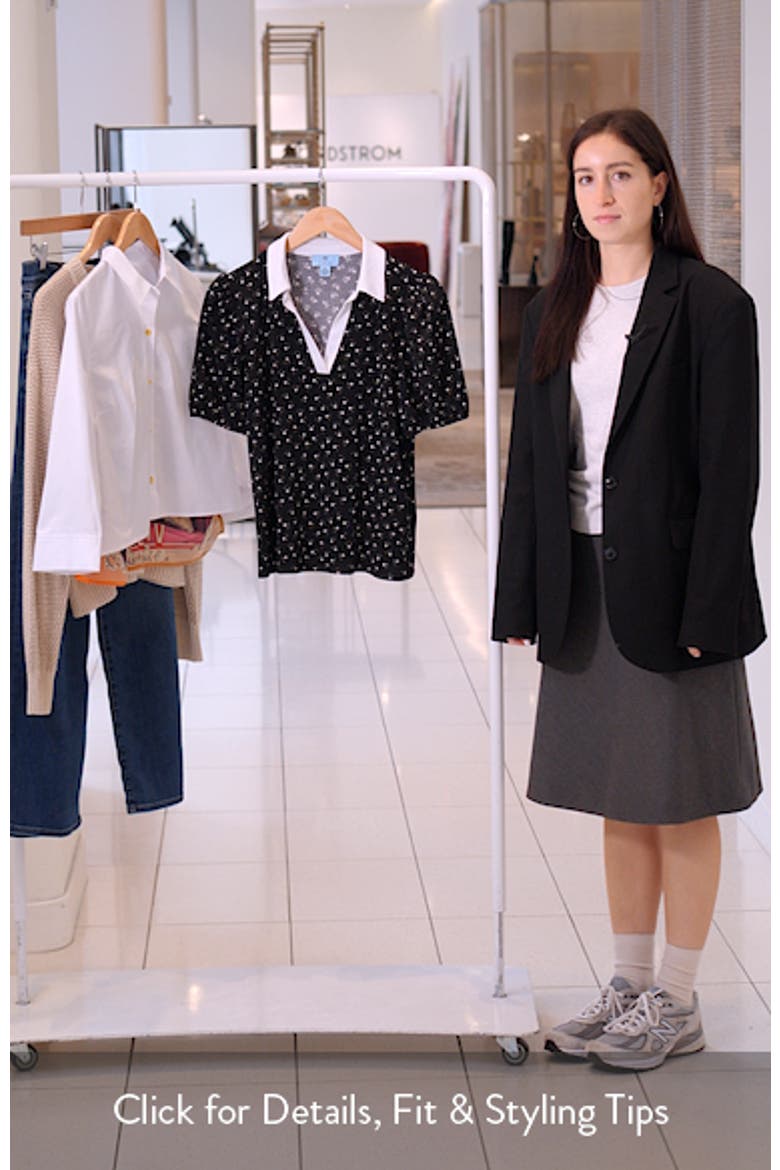 Puff Sleeve Collar Top video
