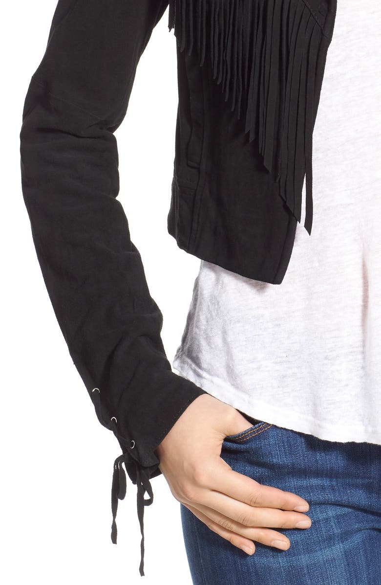 PAIGE 'Darlene' Suede Jacket, Alternate, color,