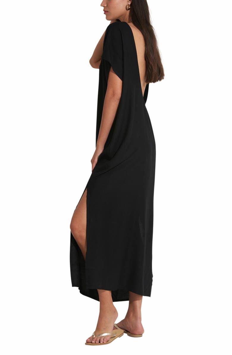 Gottex Beach Life TALYA OPEN BACK SWIM COVER UP KAFTAN, Alternate, color,