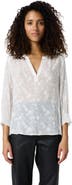 GERARD DAREL Callys Textured Floral Blouse