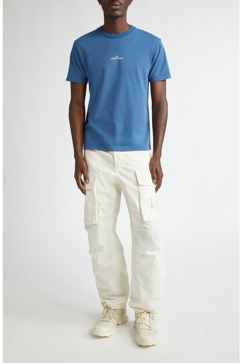 Ghost Loose Fit Weatherproof Cotton Canvas Cargo Pants, Alternate, color, NATURAL
