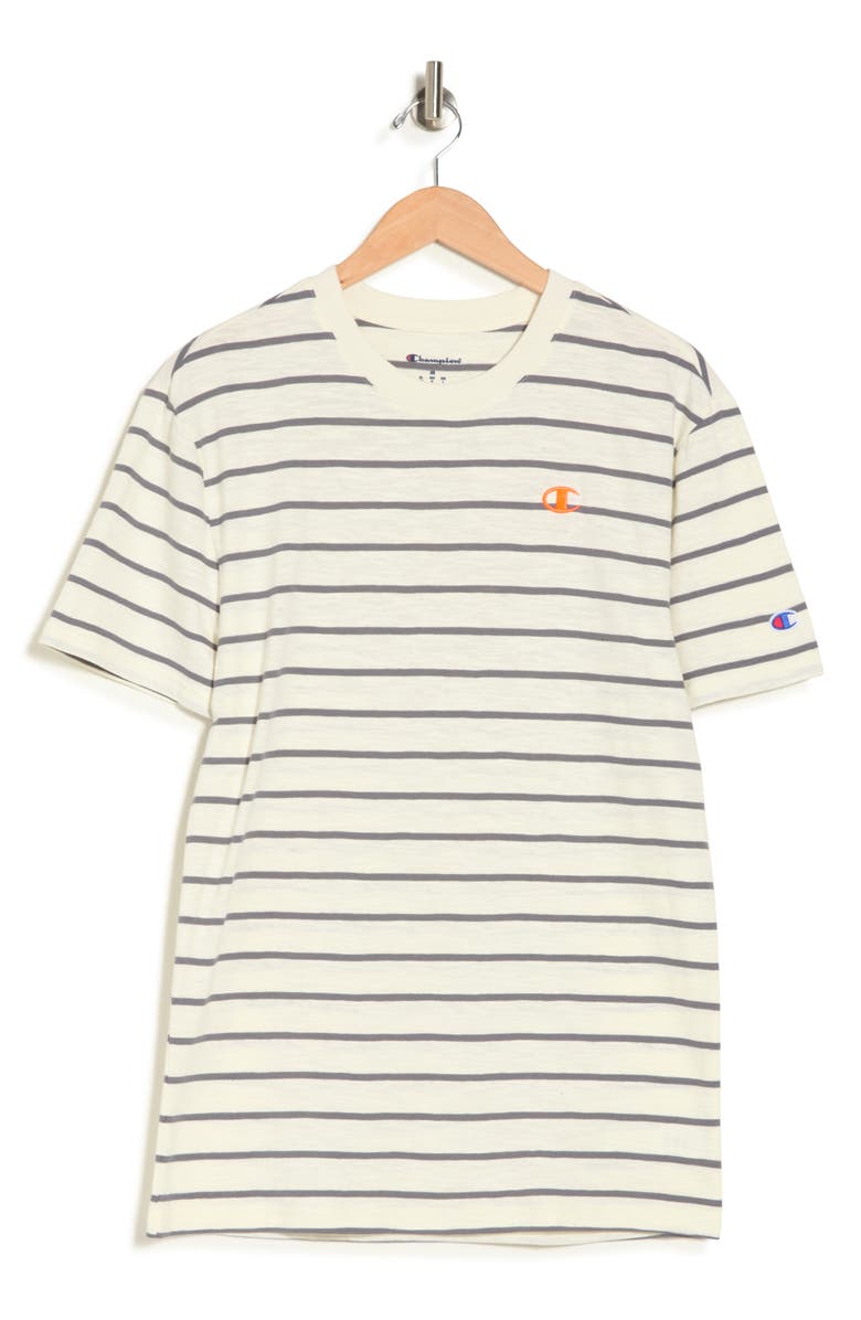 Champion Classic Stripe Slub T-Shirt, Alternate, color,