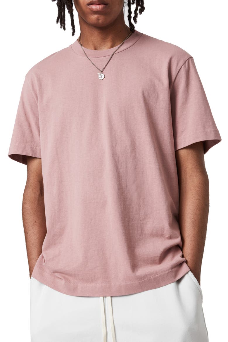 Men's Musica Crewneck T-Shirt, Main, color, URULU PINK