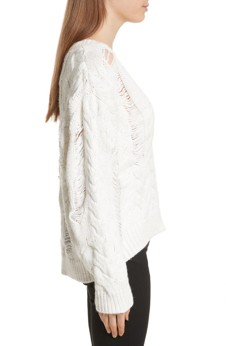 IRO Fighla Distressed Sweater, Alternate, color, 