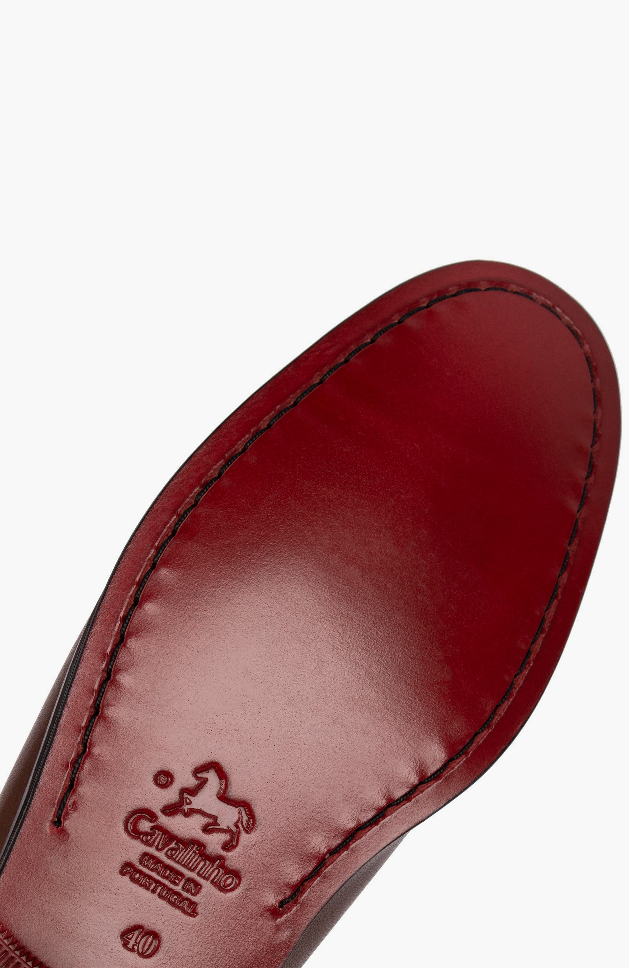 Di Cavallo Leather Penny Loafers, Alternate, color, Brown