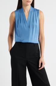 KOBI HALPERIN Mila Sleeveless Stretch Silk Top