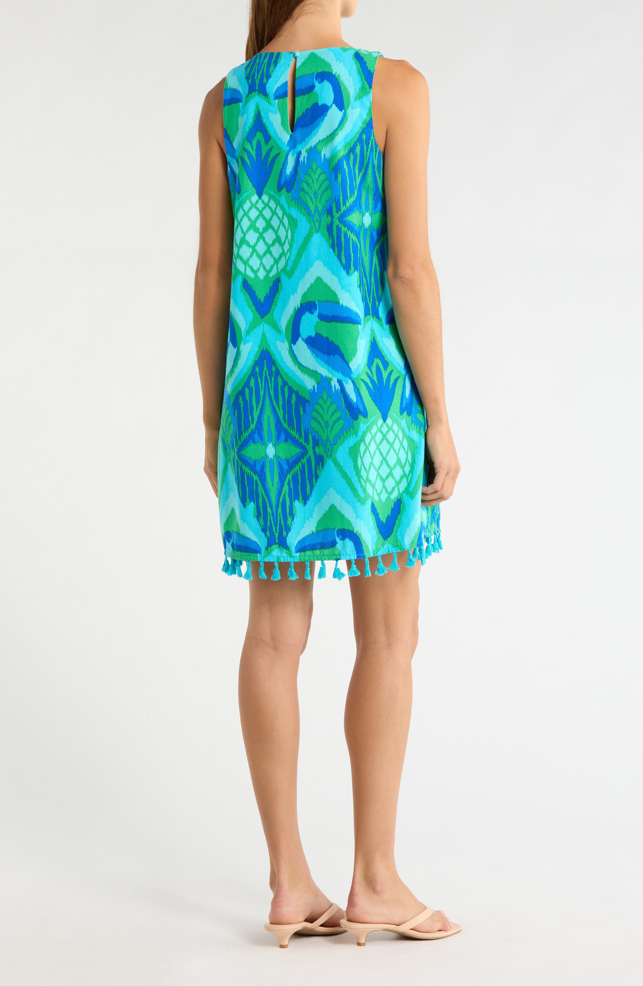 Blissy Tropical Winda Trapeze Dress - image 2