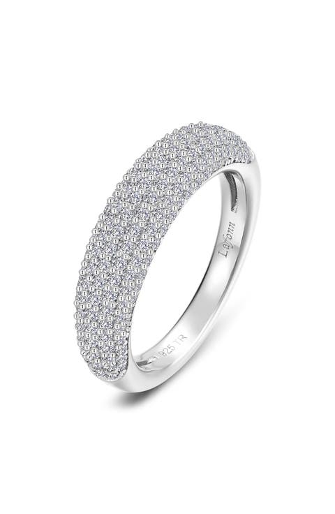 Pavé Simulated Diamond Dome Ring