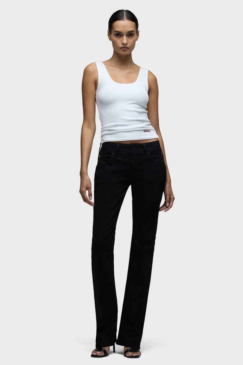 Beth Mid-Rise Baby Bootcut Jean, Alternate, color, Black