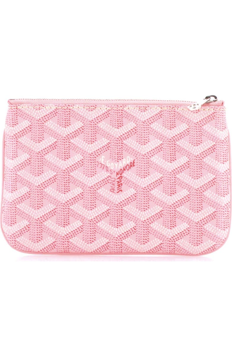 Pre-Owned Goyard Senat Zip Pouch Coated Canvas Mini, Alternate, color,