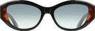 FERRAGAMO 55mm Oval Sunglasses