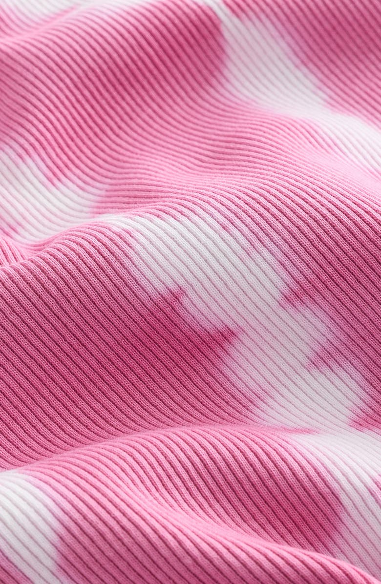 NEXT Kids' Tie Dye Cotton Rib Tank Dress, Alternate, color, Pink