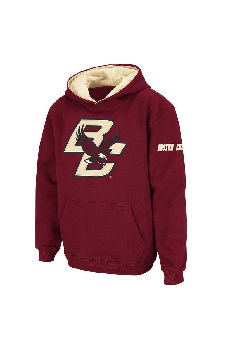 STADIUM ATHLETIC Youth Stadium Athletic Maroon Boston College Eagles Big Logo Pullover Hoodie, Alternate, color, Maroon