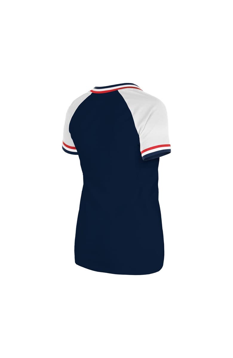 New Era Women's New Era Navy Boston Red Sox Gameday Raglan V-Neck T-Shirt, Alternate, color, 