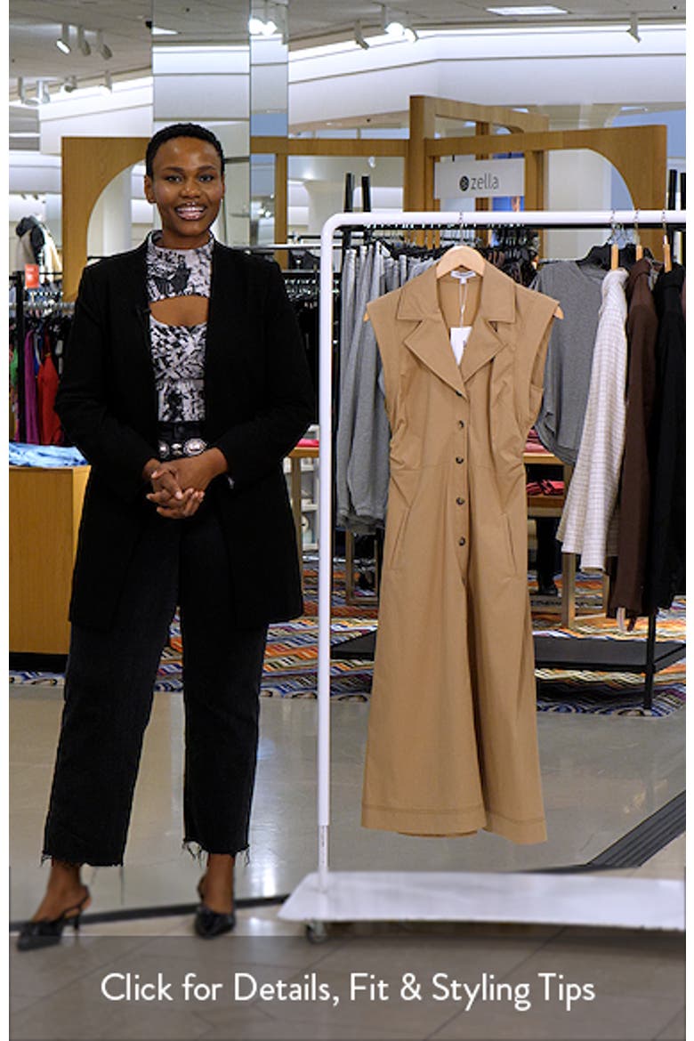 Orla Linen Blend Maxi Shirtdress video