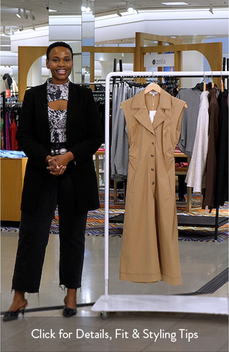 Orla Linen Blend Maxi Shirtdress, sales video thumbnail