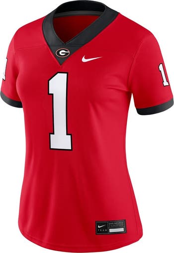 Nike Women's Nike #1 Red Georgia Bulldogs Game Jersey Nordstrom