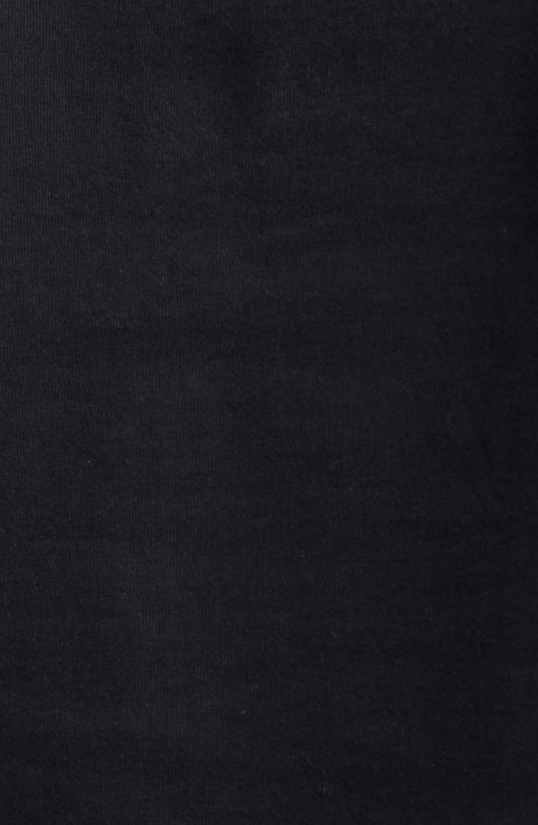 JW Anderson Panelled Anchor Embroidered Crop T-Shirt, Alternate, color, Black