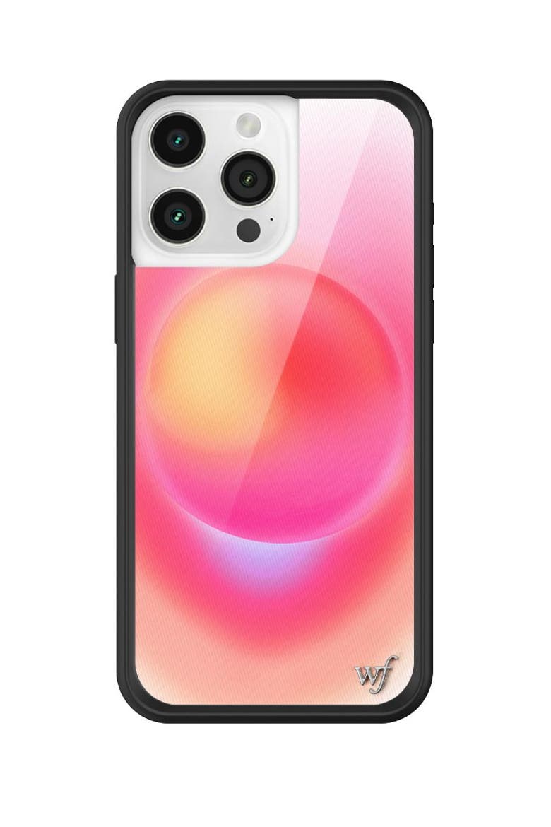 Hot Pink Aura iPhone Case, Main, color, Pink