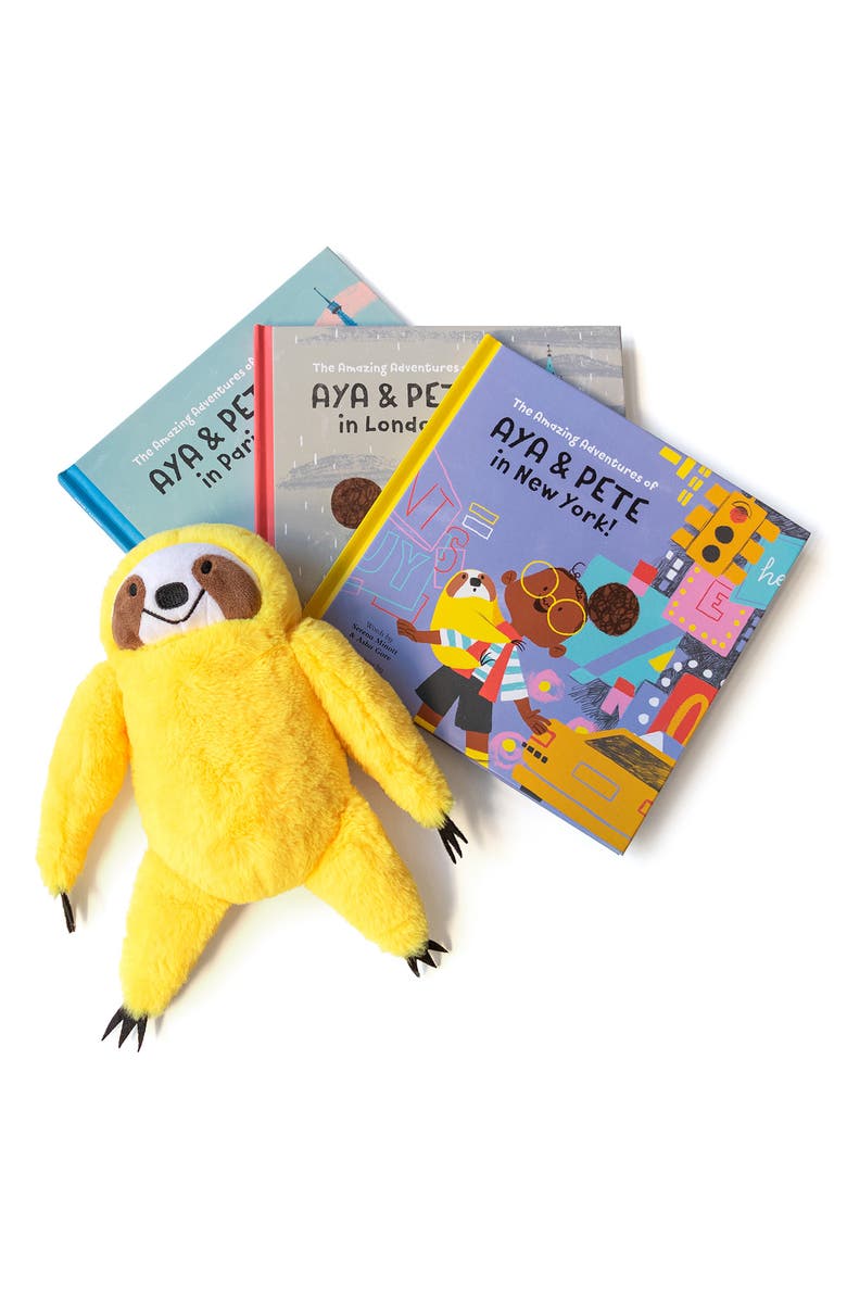 AYA AND PETE Sloth Stuffed Animal, Alternate, color, 