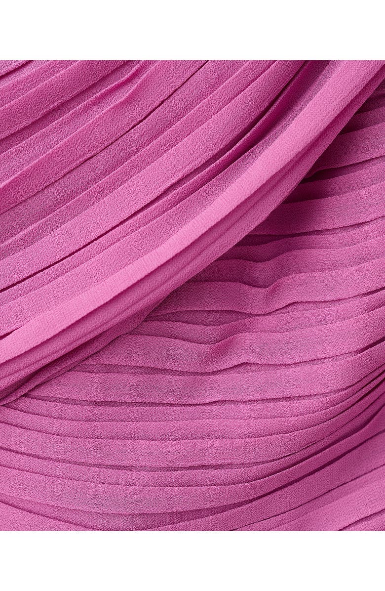 MANGO One-Shoulder Dress, Alternate, color, 