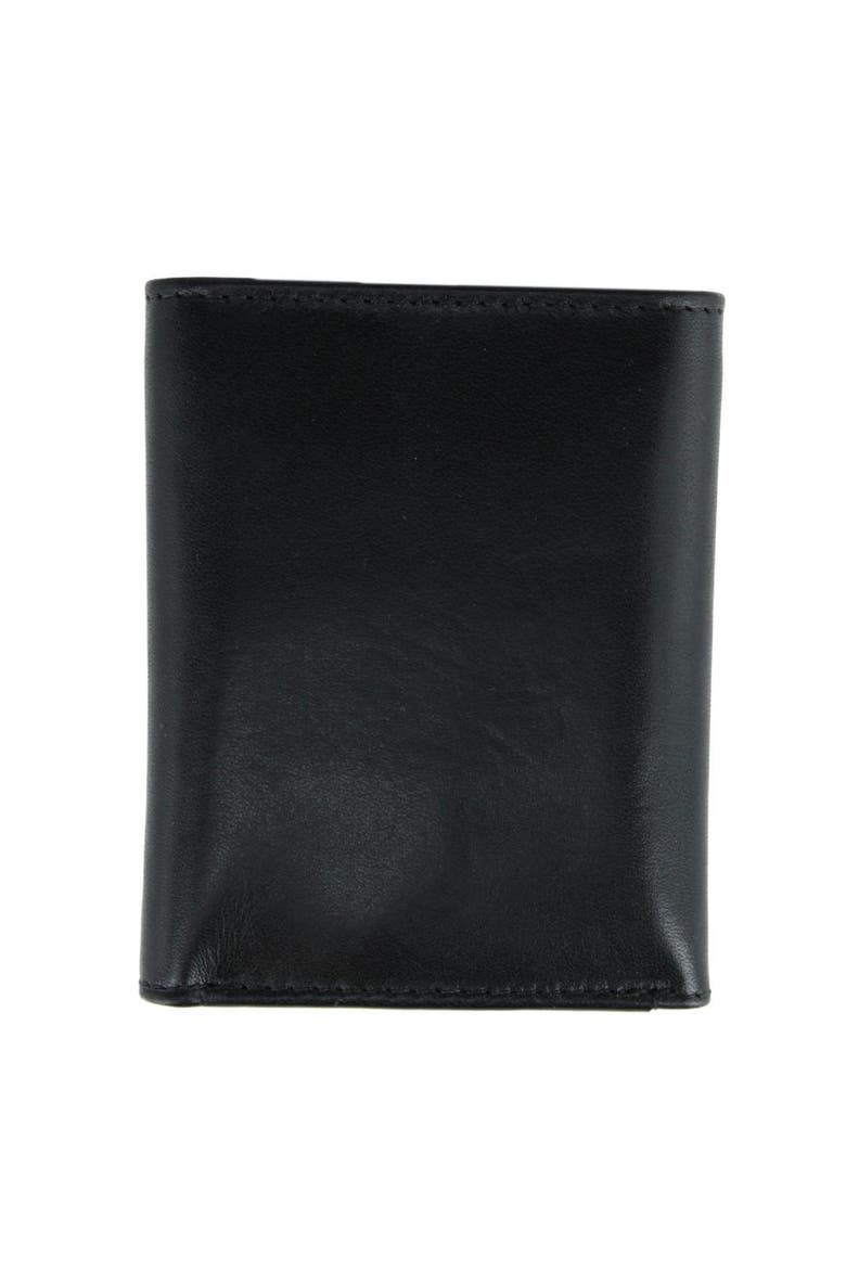 Tennyson Tri-Fold Genuine Leather Wallet with ID Window, Alternate, color, Black