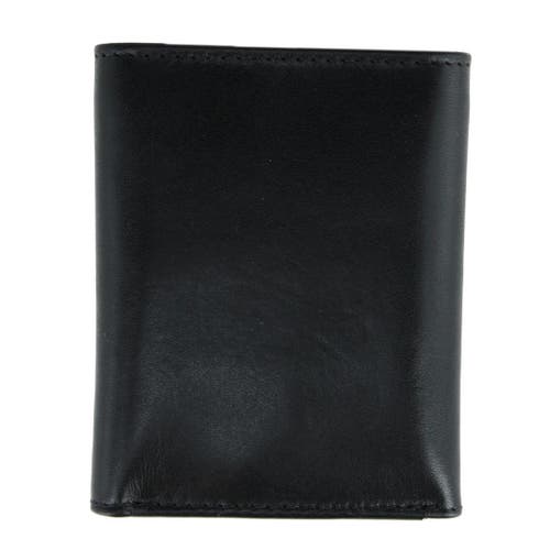 Trafalgar Tennyson Tri-fold Genuine Leather Wallet With Id Window In Brown