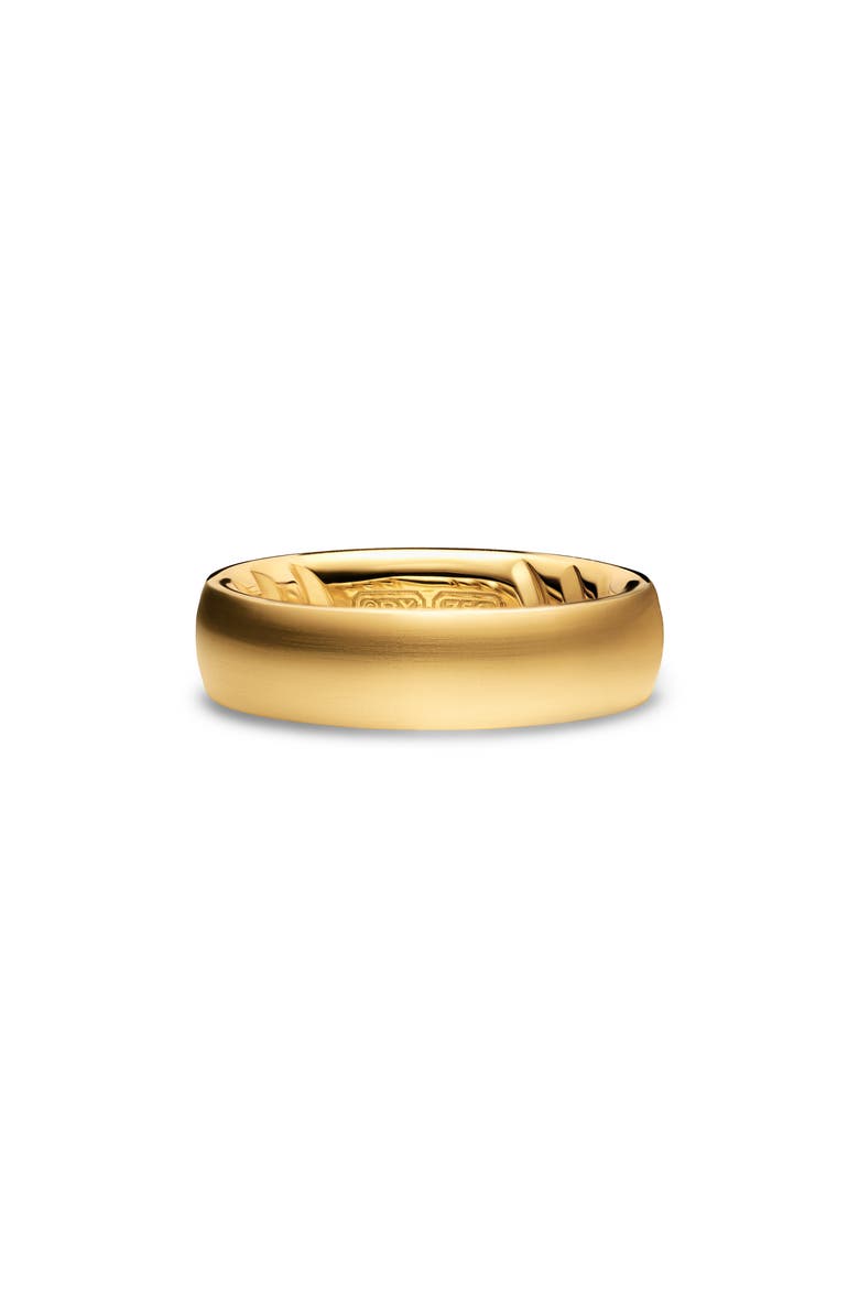 Streamline Band Ring in 18K Yellow Gold, 6.2mm, Alternate, color, GOLD