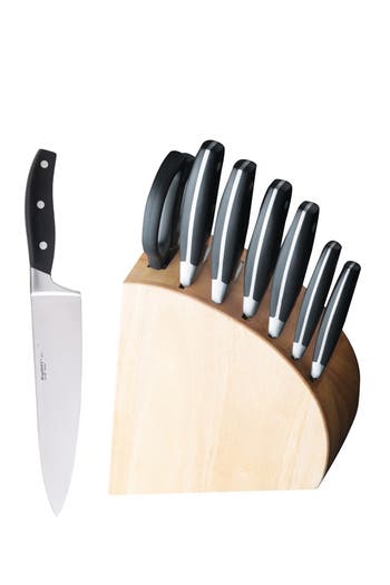 Berghoff Forged 8-piece Knife Block Set In Multicolor