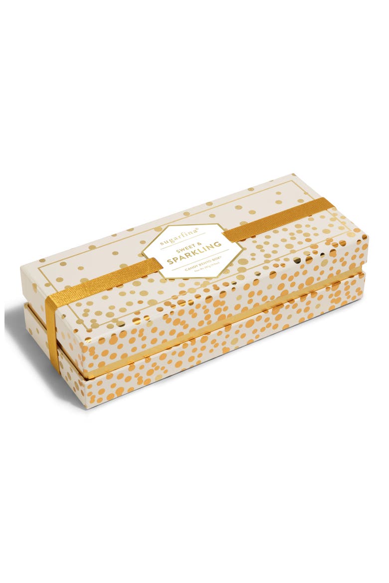 Sparkling Holiday 3-Piece Candy Bento Box, Alternate, color, BEIGE