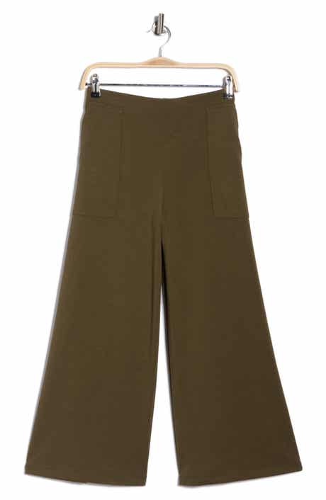 MAX STUDIO Crop Wide Leg Pants