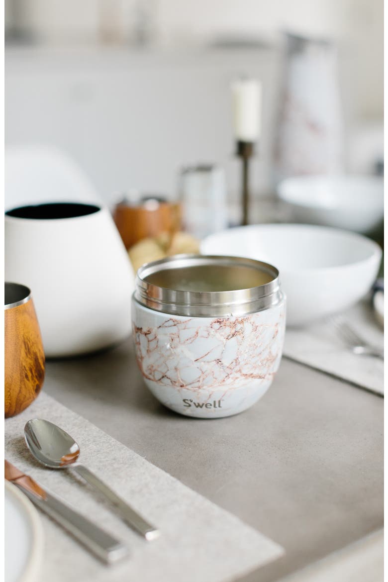 Eats™ 16-Ounce Stainless Steel Bowl & Lid, Alternate, color, CALACATTA GOLD