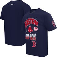 PRO STANDARD Men's Pro Standard Navy Boston Red Sox Turn It Up Dropped Shoulder T-Shirt