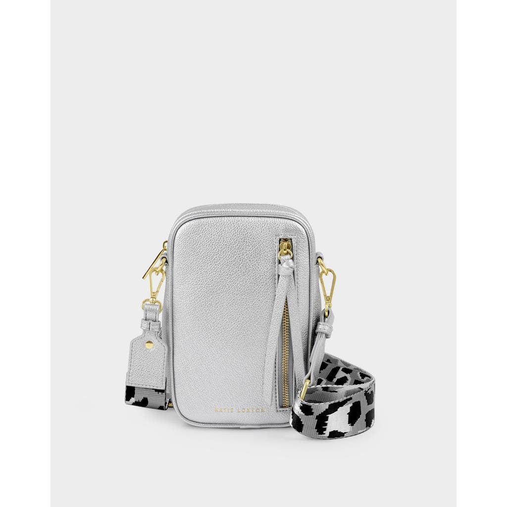 Katie Loxton Hallie Small Crossbody Bag In Silver