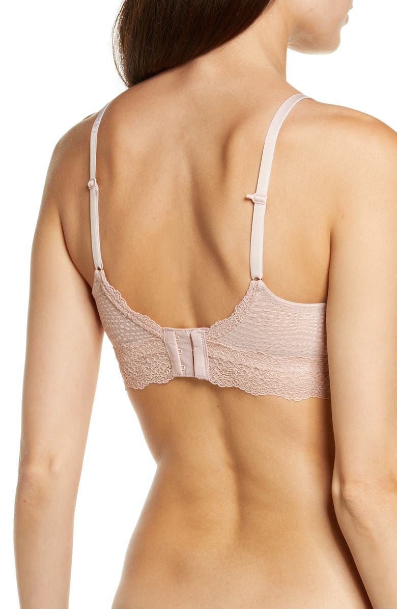 Natori Beyond Convertible Wireless Bra, Alternate, color, Rose/ Pearl