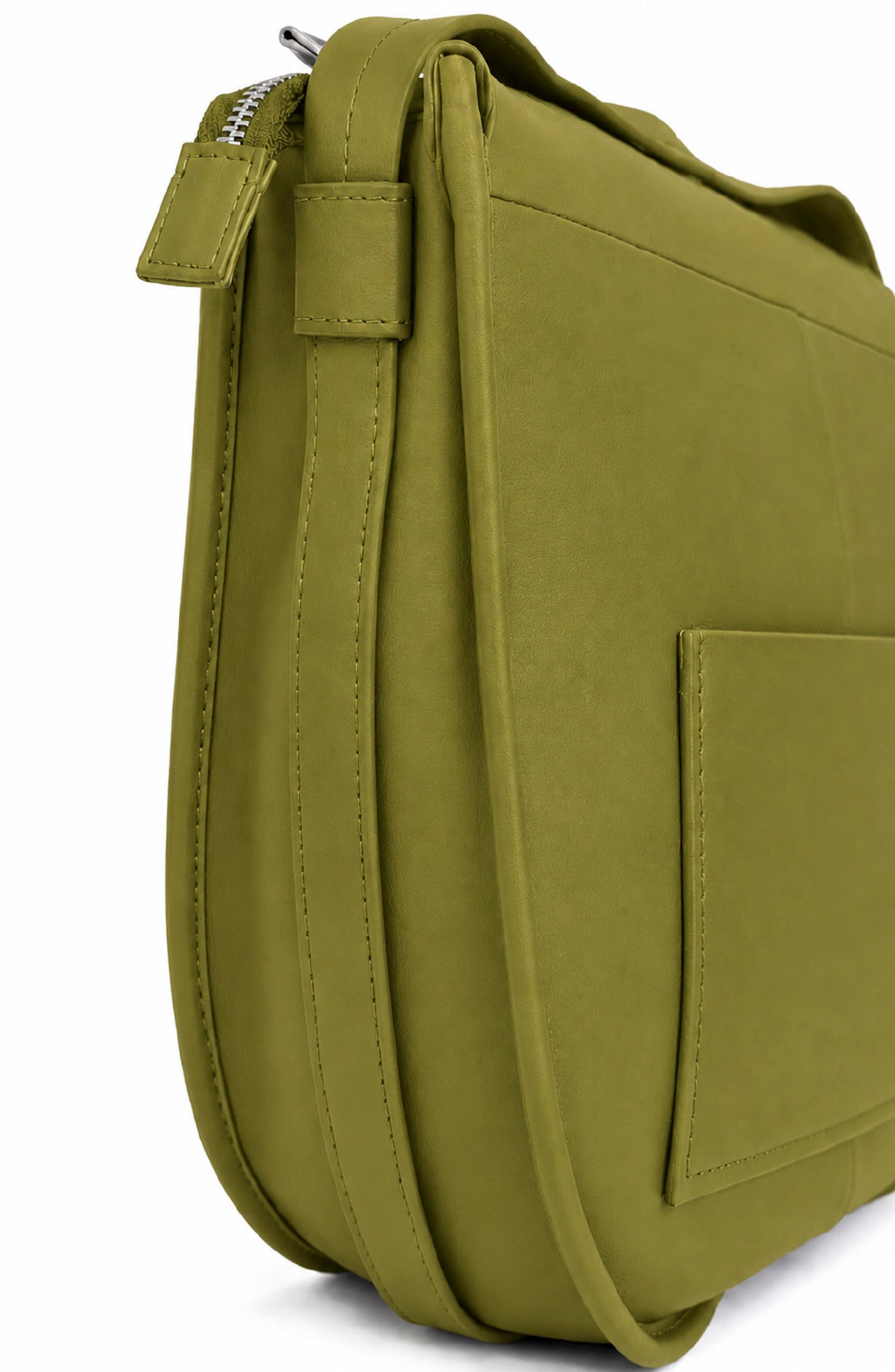 Sissy Leather Crossbody Bag, Alternate, color, SEA KELP