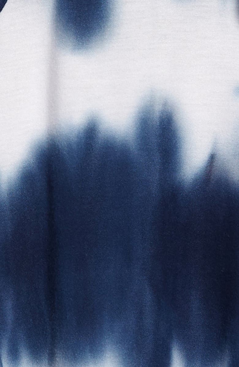 Walking on Sunshine Tie Dye Hooded Cardigan, Alternate, color, 