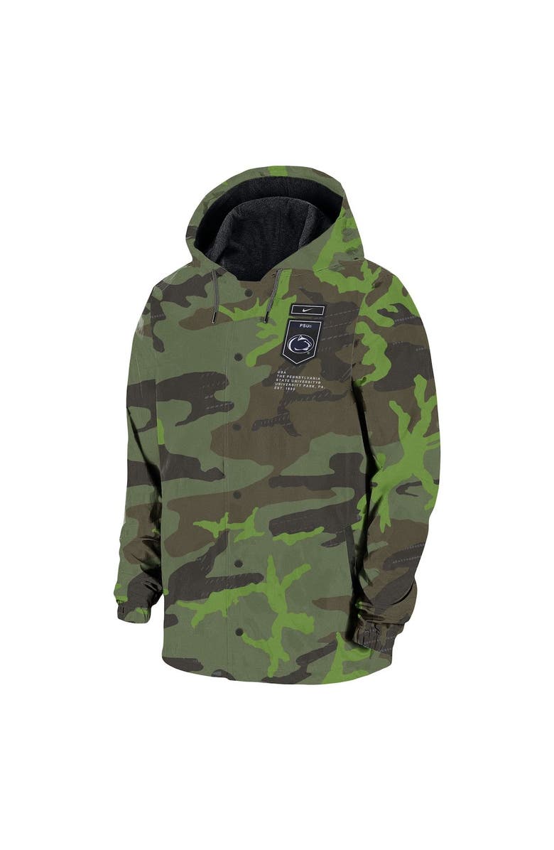 Nike Men's Nike Camo Penn State Nittany Lions Hoodie Full-Snap Jacket, Alternate, color, Camo
